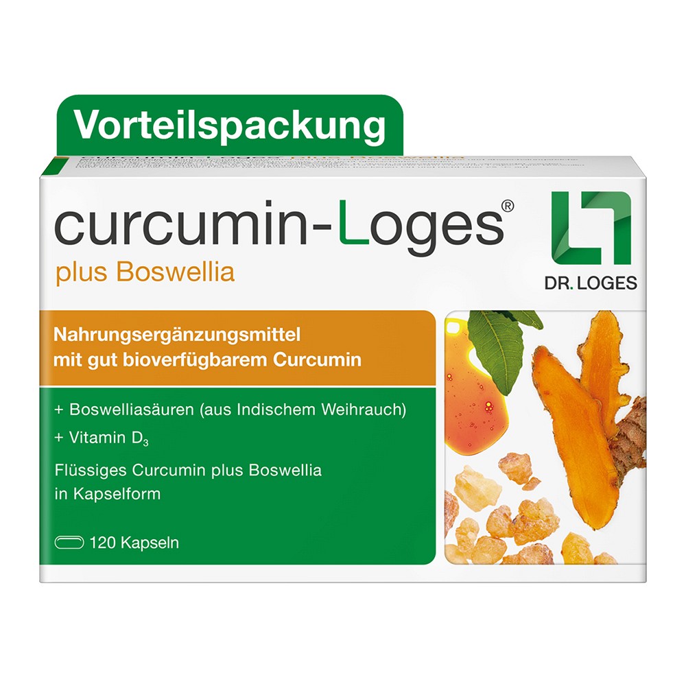 CURCUMIN-LOGES plus Boswellia Kapseln - 120Stk - Nahrungsergänzung