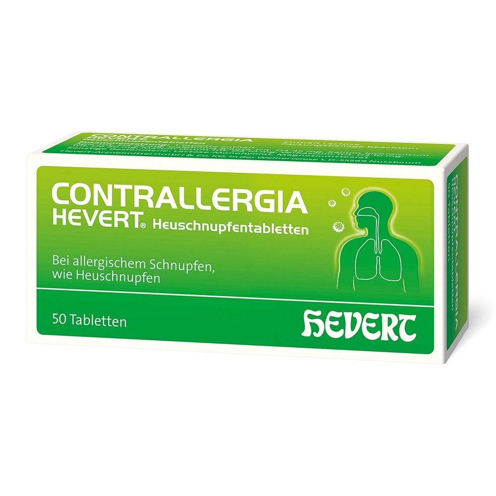 CONTRALLERGIA Hevert Heuschnupfentabletten - 50Stk