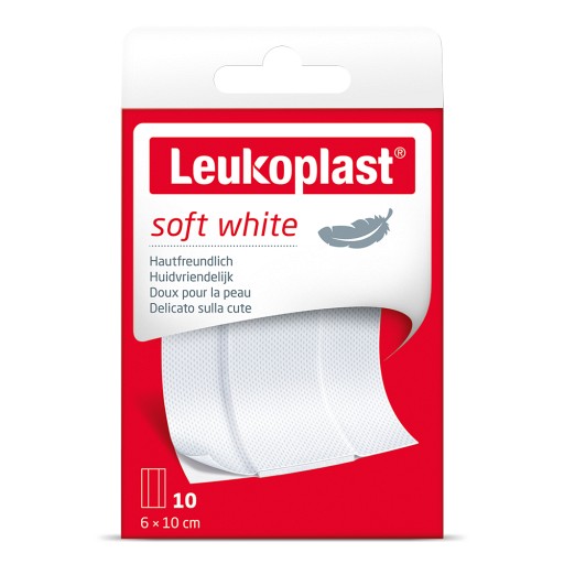 LEUKOPLAST soft white Pflaster 6x10 cm - 10Stk