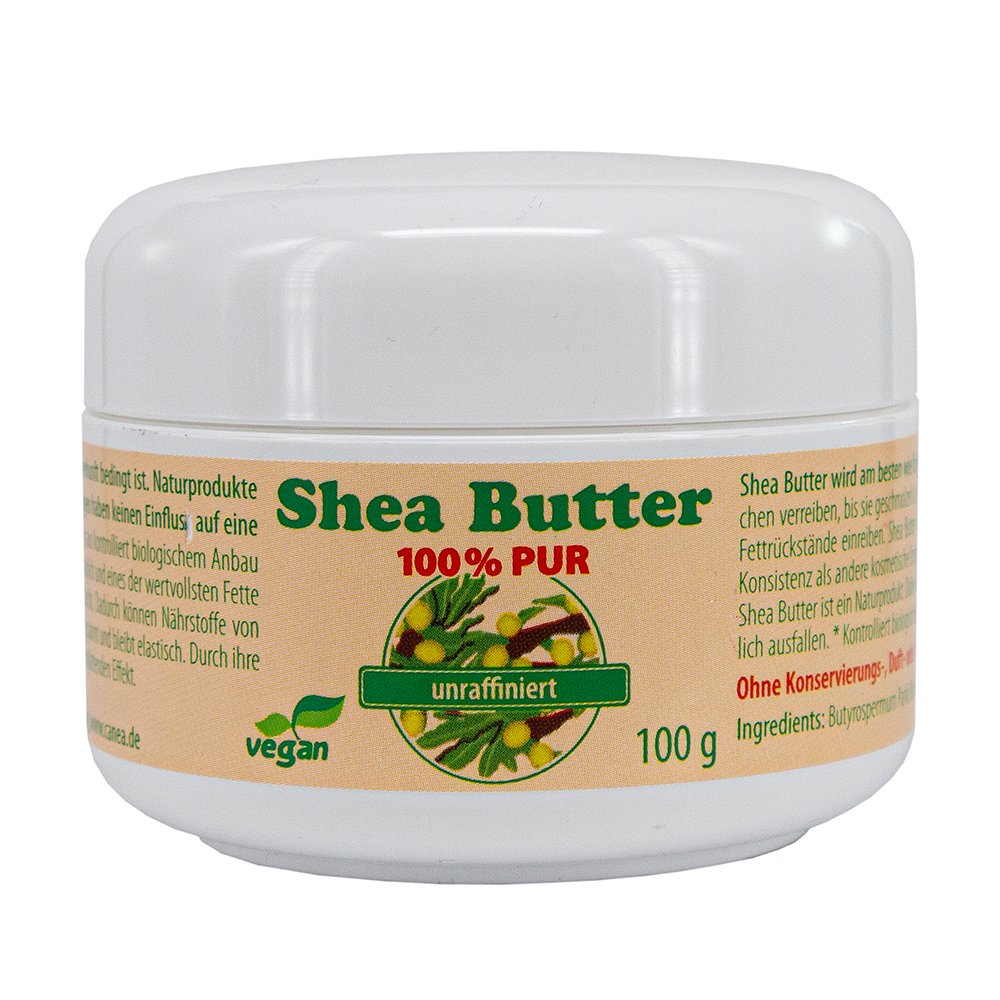 SHEABUTTER unraffiniert 100% pur - 100g - Hautpflege