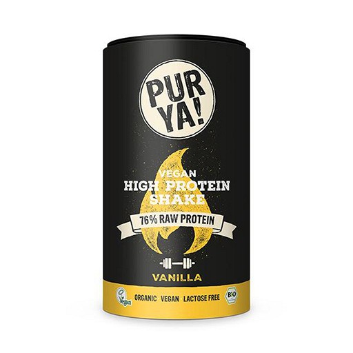 PURYA High Protein Shake Vanilla Bio Pulver - 550g - Nahrungsergänzung