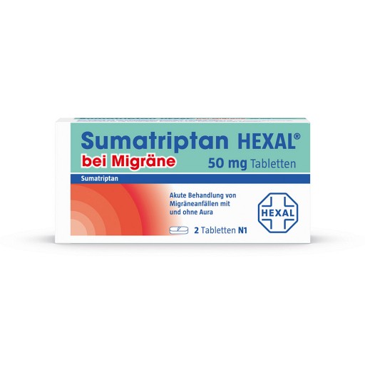 Sumatriptan Hexal Bei Migrane 50 Mg Tabletten 2 St Medikamente Per Klick De