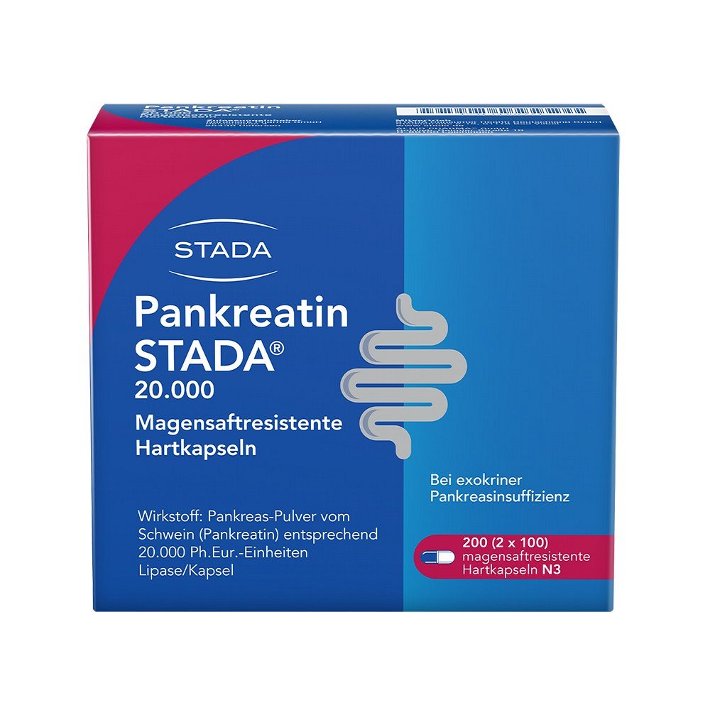 PANKREATIN STADA 20.000 magensaftres.Hartkapseln - 200Stk