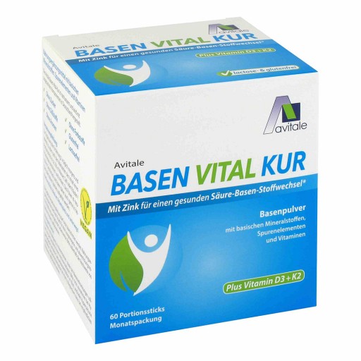 BASEN VITAL KUR plus Vitamin D3+K2 Pulver - 60Stk