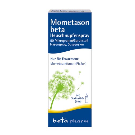 MOMETASON beta Heuschnupfenspray 50µg/Sp.140 Sp.St - 18g