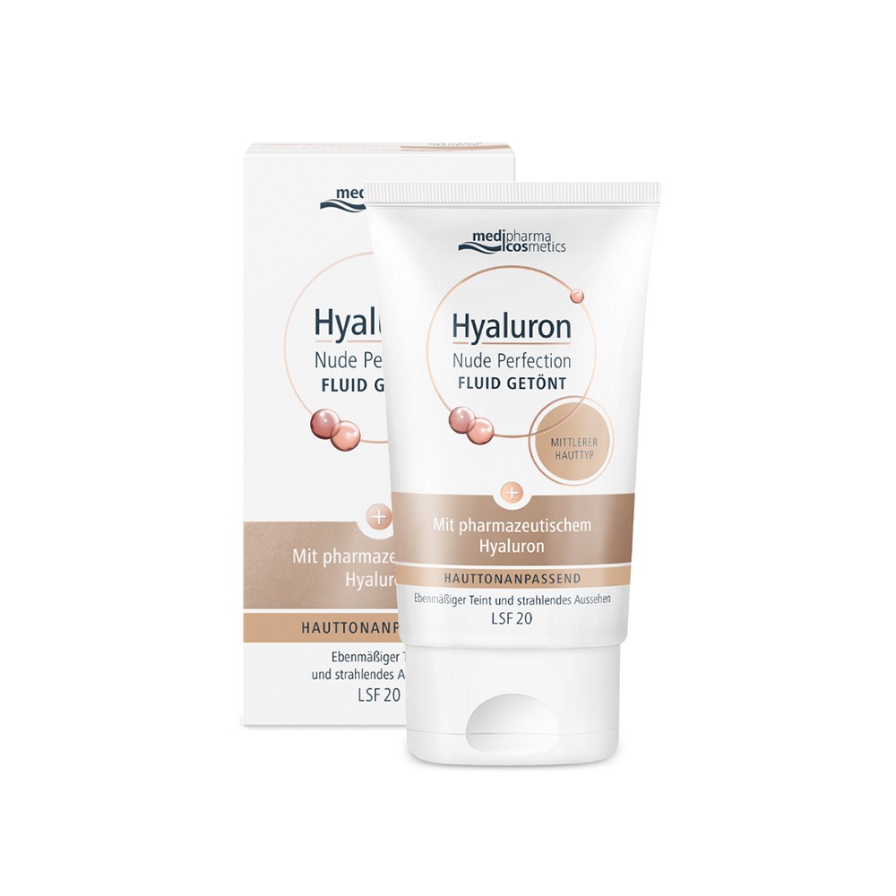 HYALURON NUDE Perfect.Fluid getö.mitt.HT LSF 20 - 50ml