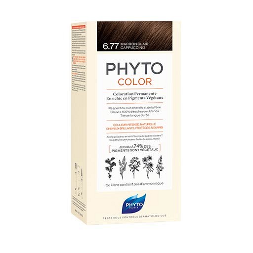 PHYTOCOLOR 6.77 hellbraun Cappuccino - 1Stk - Coloration