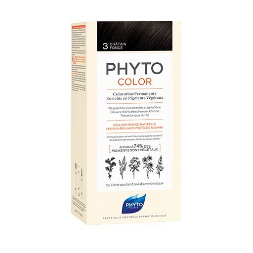 PHYTOCOLOR 3 dunkelbraun ohne Ammoniak - 1Stk - Coloration