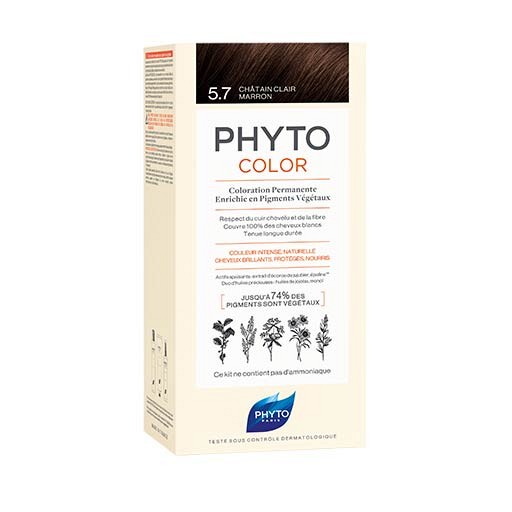 PHYTOCOLOR 5.7 helles kastanienbraun ohne Ammoniak - 1Stk - Coloration