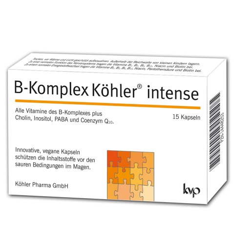 B-KOMPLEX Köhler intense Kapseln - 15Stk - Vegan