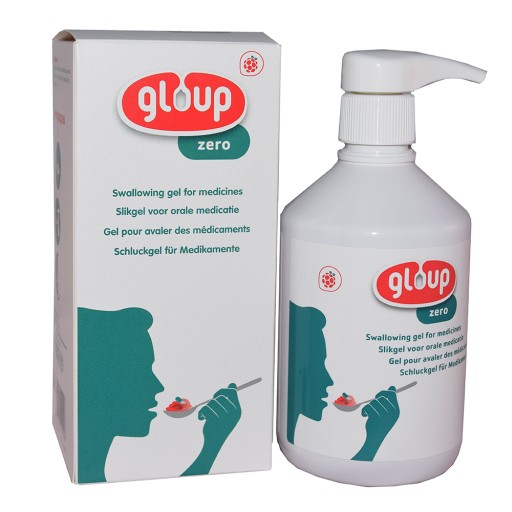 GLOUP ZERO Medikamenteneinnahme Gel Himbeere - 500ml