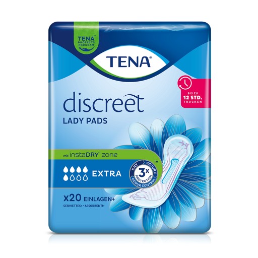 TENA LADY Discreet Inkontinenz Einlagen extra - 20Stk - Inkontinenz
