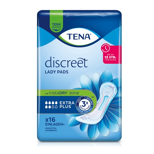 TENA LADY Discreet Inkontinenz Einlagen extra plus - 6X16Stk - Inkontinenz