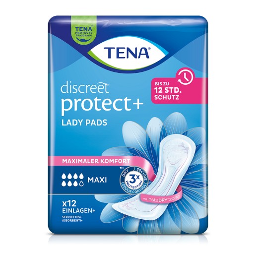 TENA LADY Discreet Inkontinenz Einlagen maxi - 12X12Stk - Inkontinenz