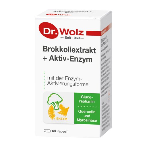 BROKKOLI EXTRAKT+Aktiv-Enzym Dr.Wolz msr.Kaps. - 60Stk