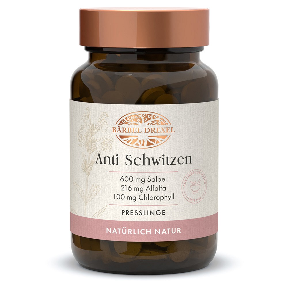 ANTI-SCHWITZEN Salbei+Alfalfa+Chlorophyll Pressl. - 90Stk
