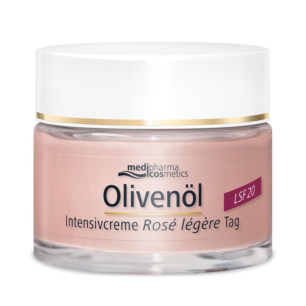 OLIVENÖL INTENSIVCREME Rose legere LSF 20 - 50ml - Trockene Haut