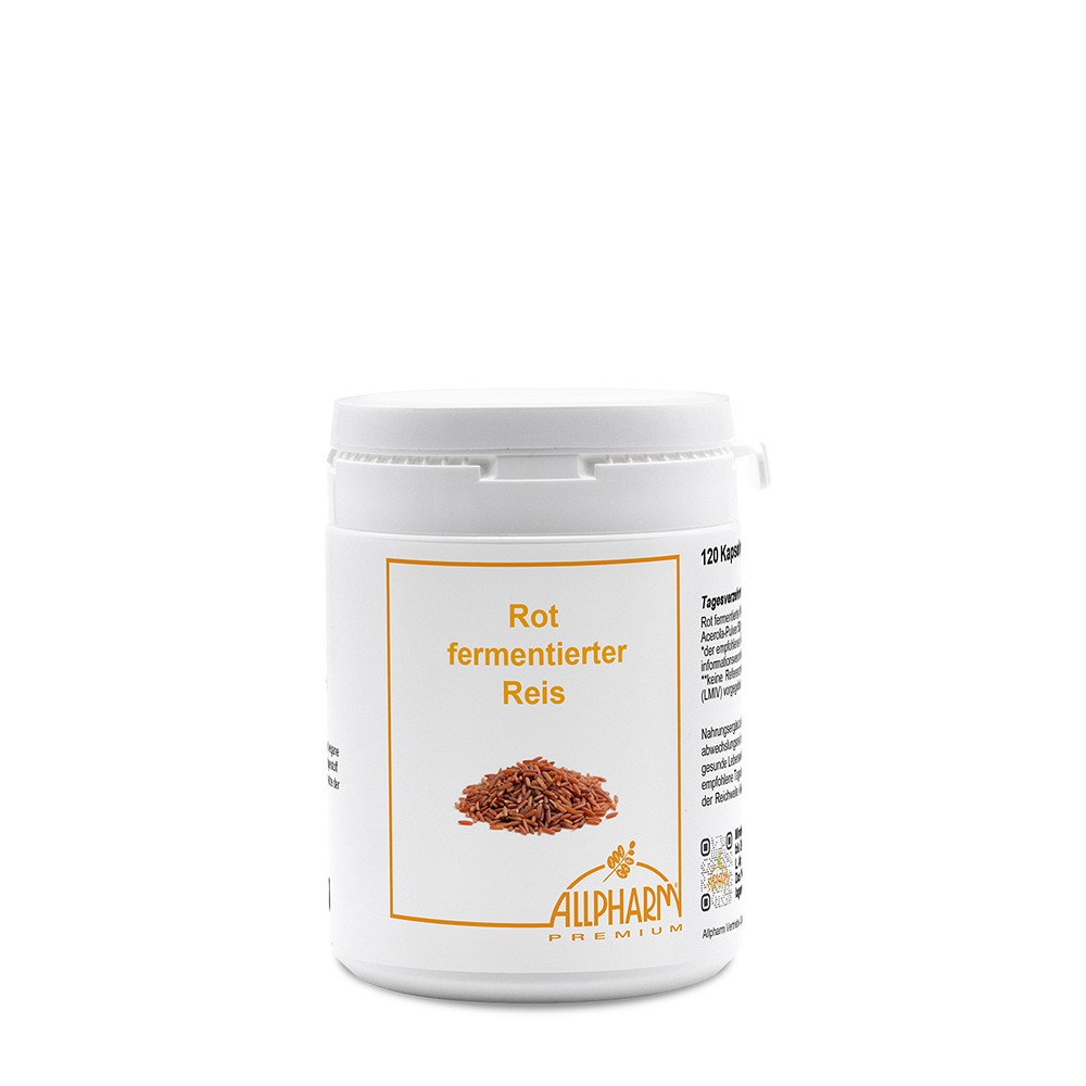 ROT FERMENTIERTER Reis Allpharm Premium Kapseln - 120Stk
