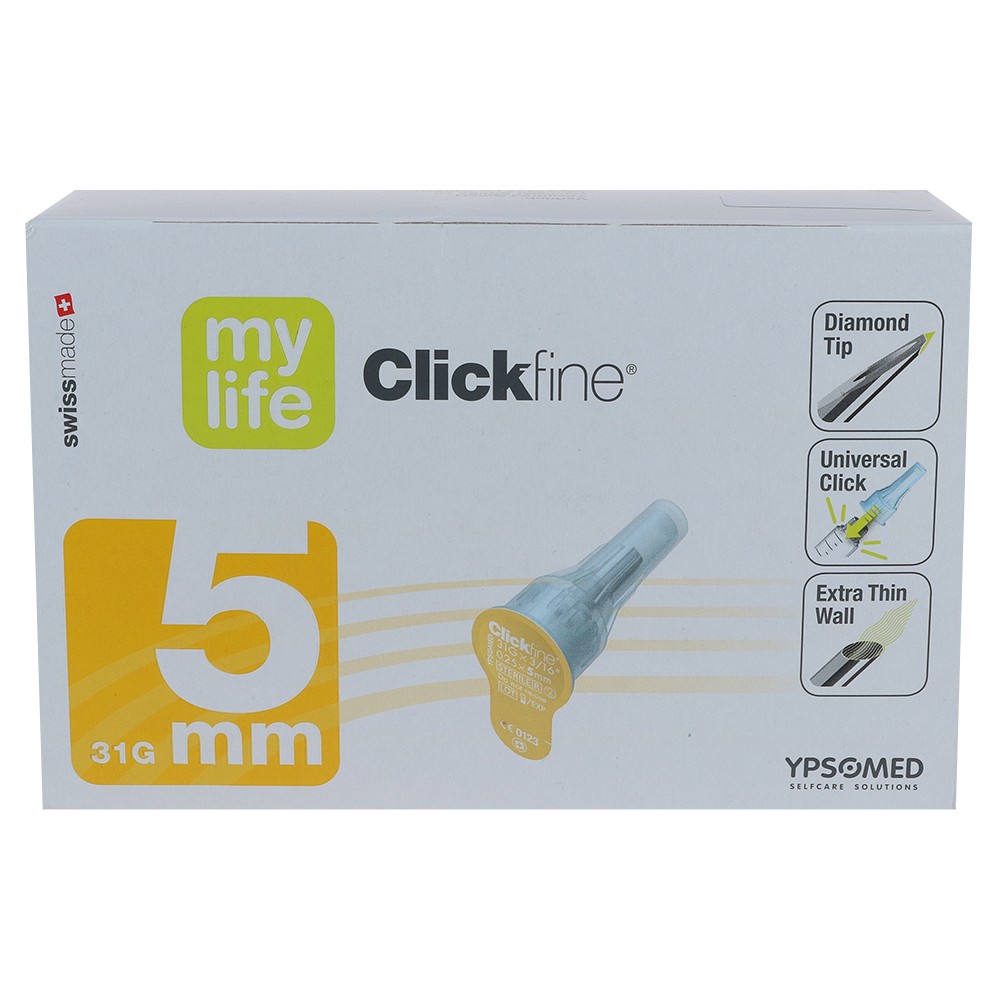 CLICKFINE Universal 5 Kanülen 0,25x5 mm - 100Stk