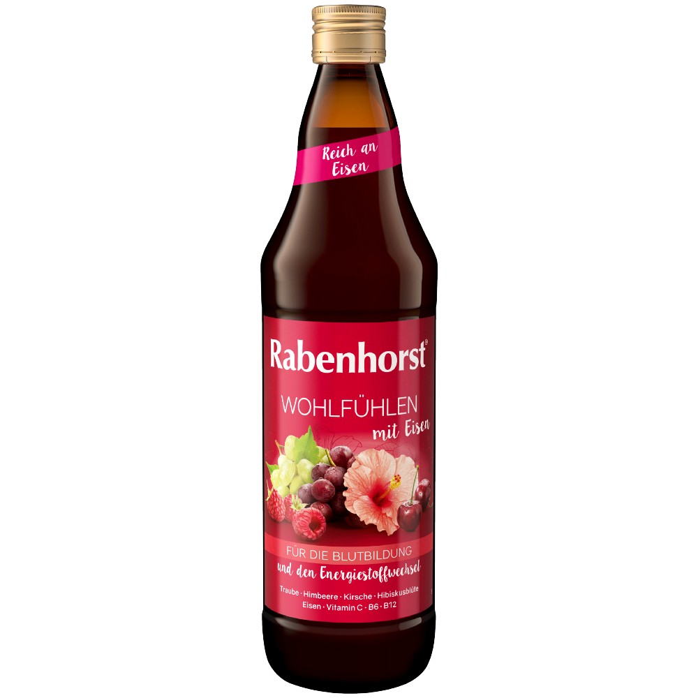 RABENHORST Wohlfühlen mit Eisen Saft - 700ml