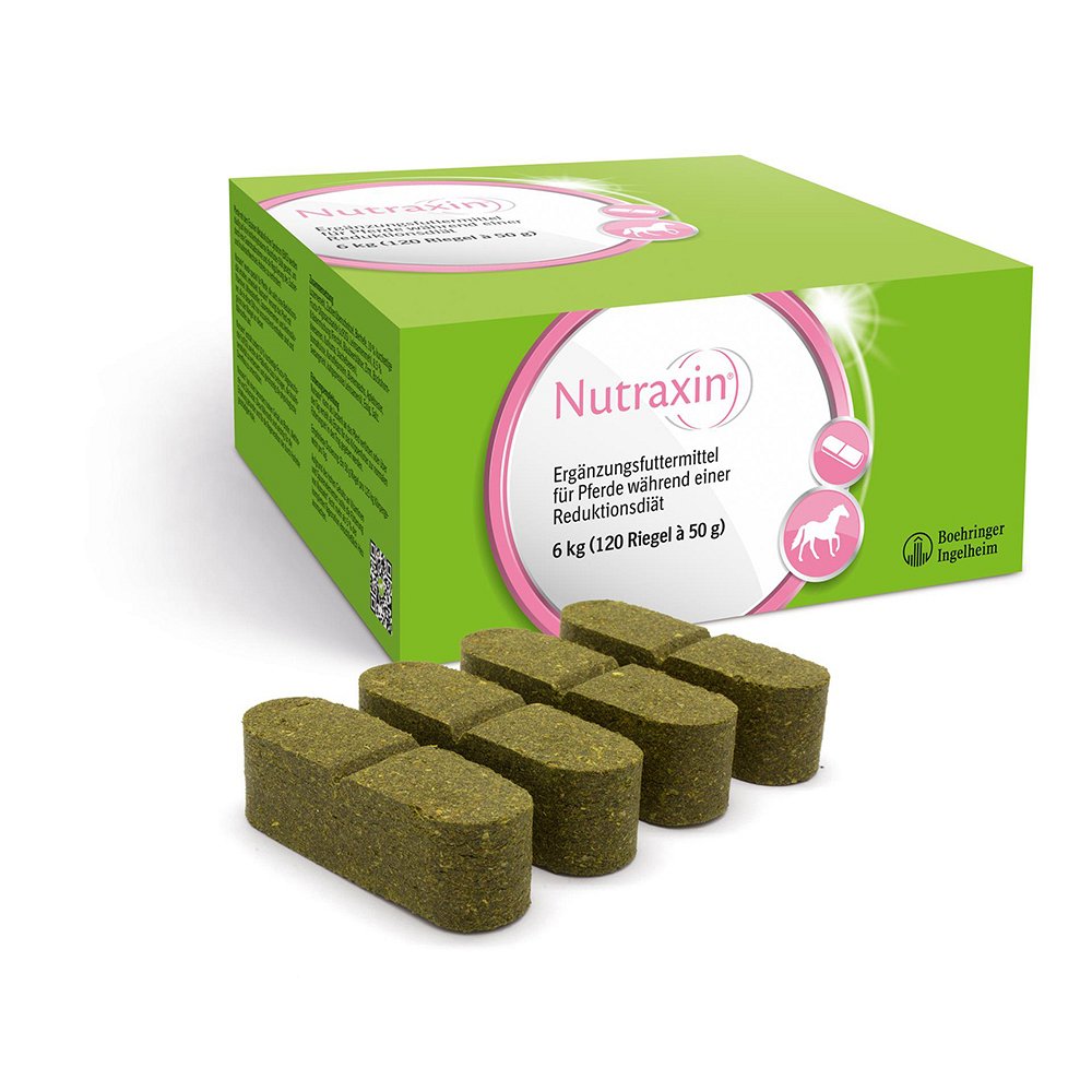 NUTRAXIN Ergänzungsfutterm.Riegel f.Pferde - 120X50g - Pferde