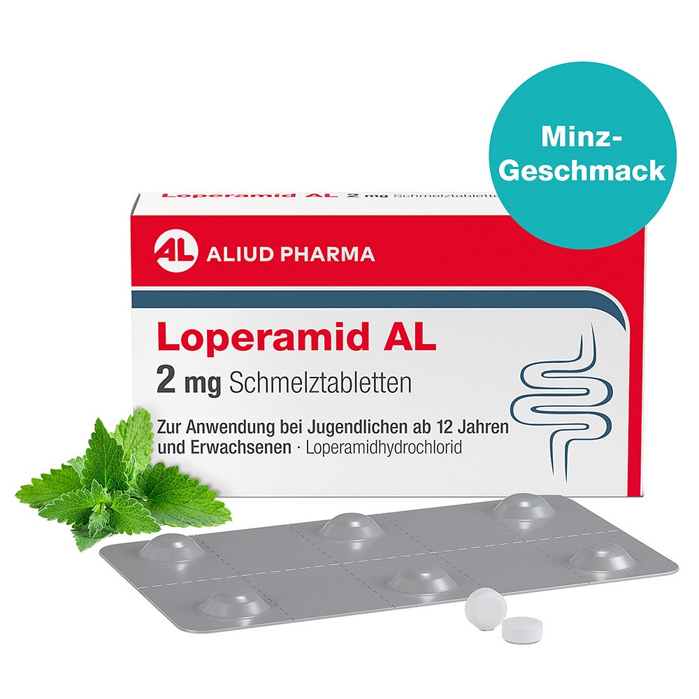 LOPERAMID AL 2 mg Schmelztabletten - 6Stk