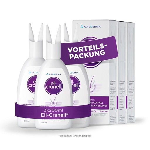 ELL-CRANELL 250 Mikrogramm/ml Lsg.z.Anw.a.d.Kopfh. - 3X200ml - Ell-Cranell