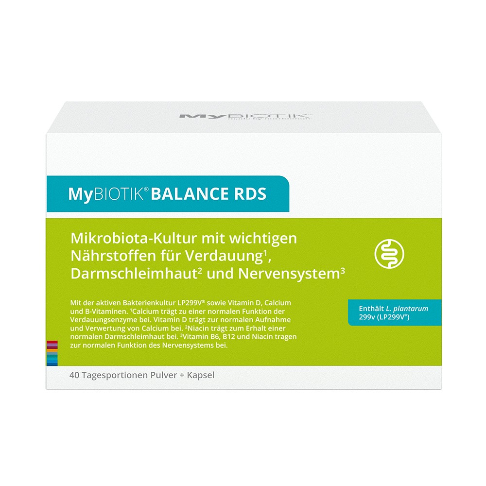 MYBIOTIK BALANCE RDS 40x2 g Plv.+40 Kapseln - 1Packungen