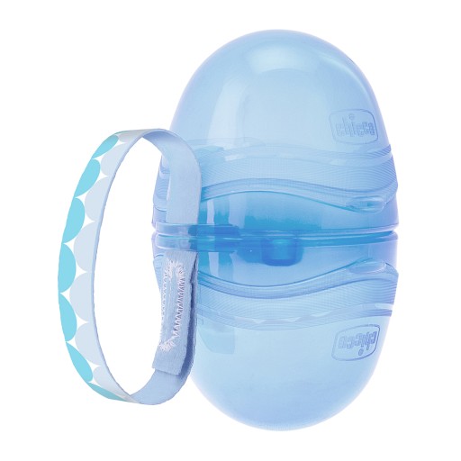 SCHNULLERBOX 2tlg.blau chicco - 1Stk