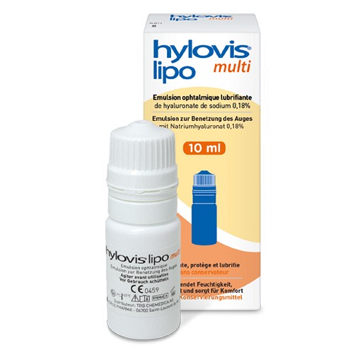 HYLOVIS lipo multi Augentropfen - 10ml - gereizte Augen