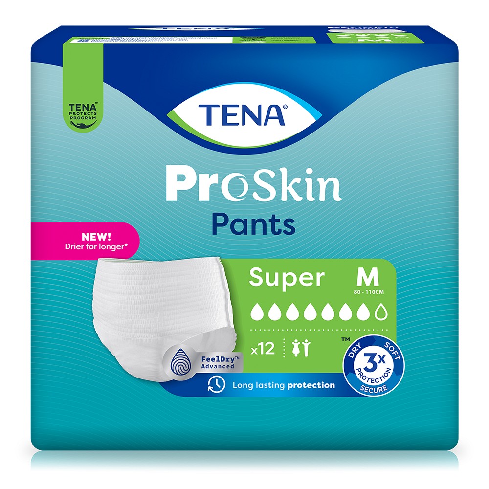 TENA PANTS Super M bei Inkontinenz - 12Stk - Tena Pants - höchste Sicherheit