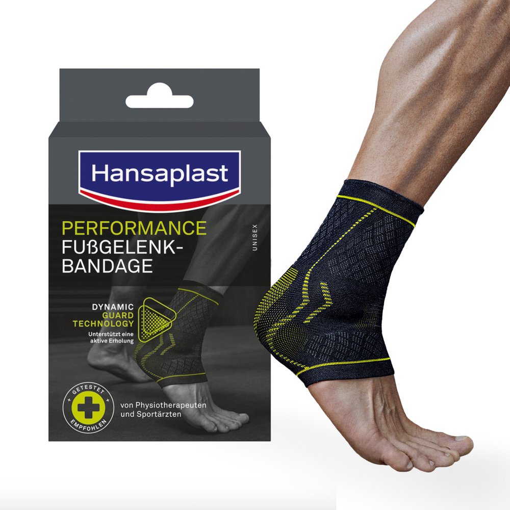 HANSAPLAST Sport Fußgelenk-Bandage Gr.L - 1Stk - Hansaplast
