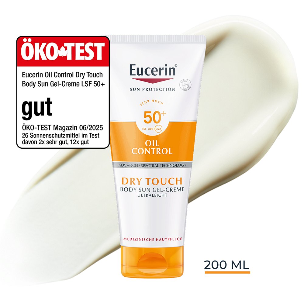 EUCERIN Sun Gel-Creme Oil Control Body LSF 50+ - 200ml - Akne