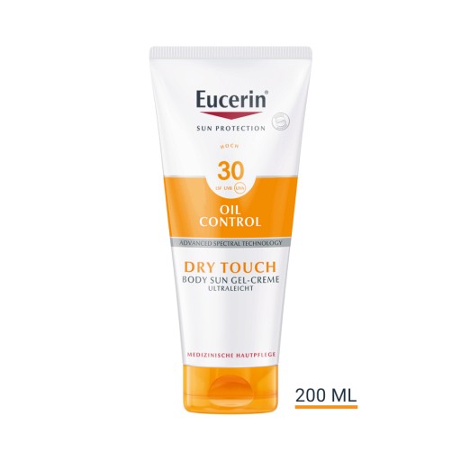 EUCERIN Sun Gel-Creme Oil Control Body LSF 30 - 200ml - Akne