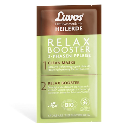 LUVOS Heilerde Relax Booster&Clean Maske 2+7,5ml - 1Packungen