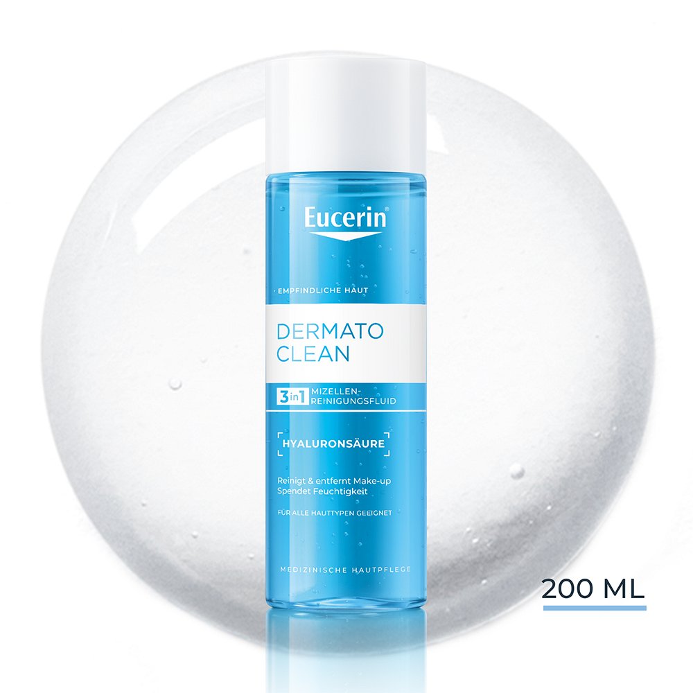EUCERIN DermatoCLEAN Hyal.Miz.Reinigungsfluid 3in1 - 200ml - Empfindliche Haut
