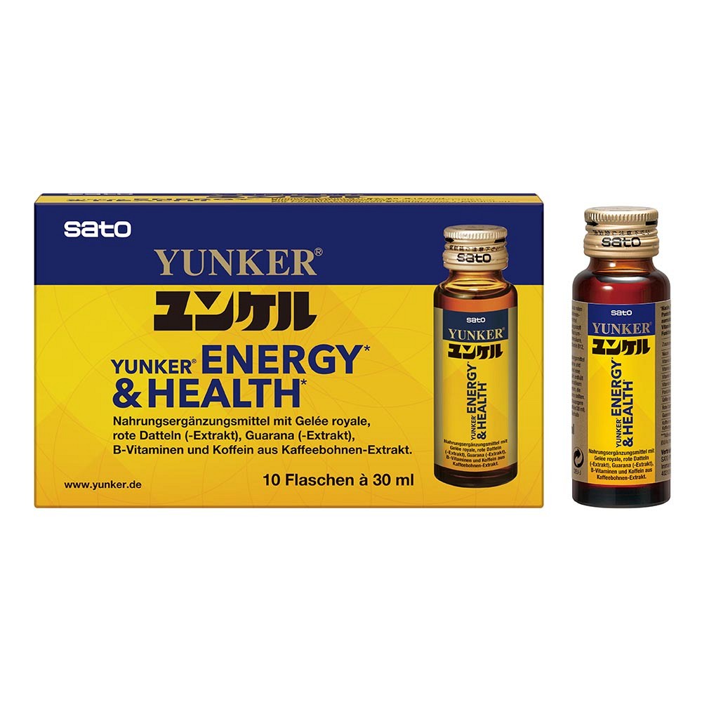 YUNKER Energy & Health Tonikum - 10X30ml - Stärkung Immunsystem