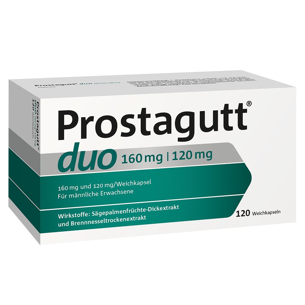 PROSTAGUTT duo 160 mg/120 mg Weichkapseln - 120Stk - Weniger Müssen müssen