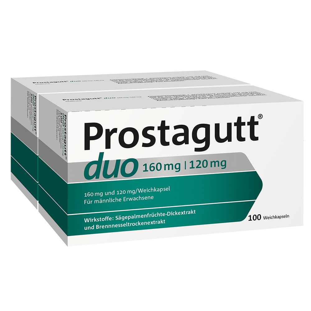 PROSTAGUTT duo 160 mg/120 mg Weichkapseln - 200Stk - Weniger Müssen müssen