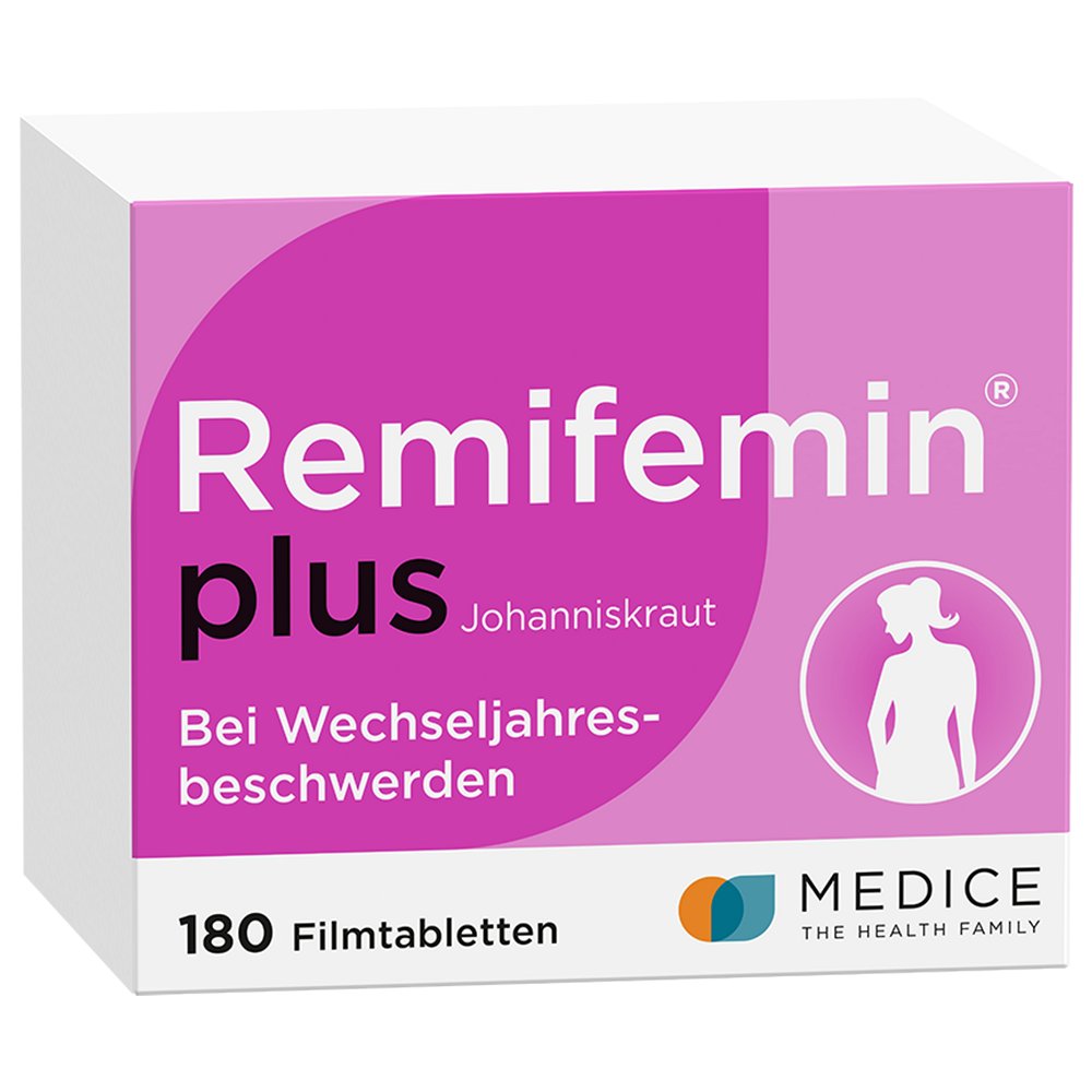 REMIFEMIN plus Johanniskraut Filmtabletten - 180Stk - Wechseljahrsbeschwerden