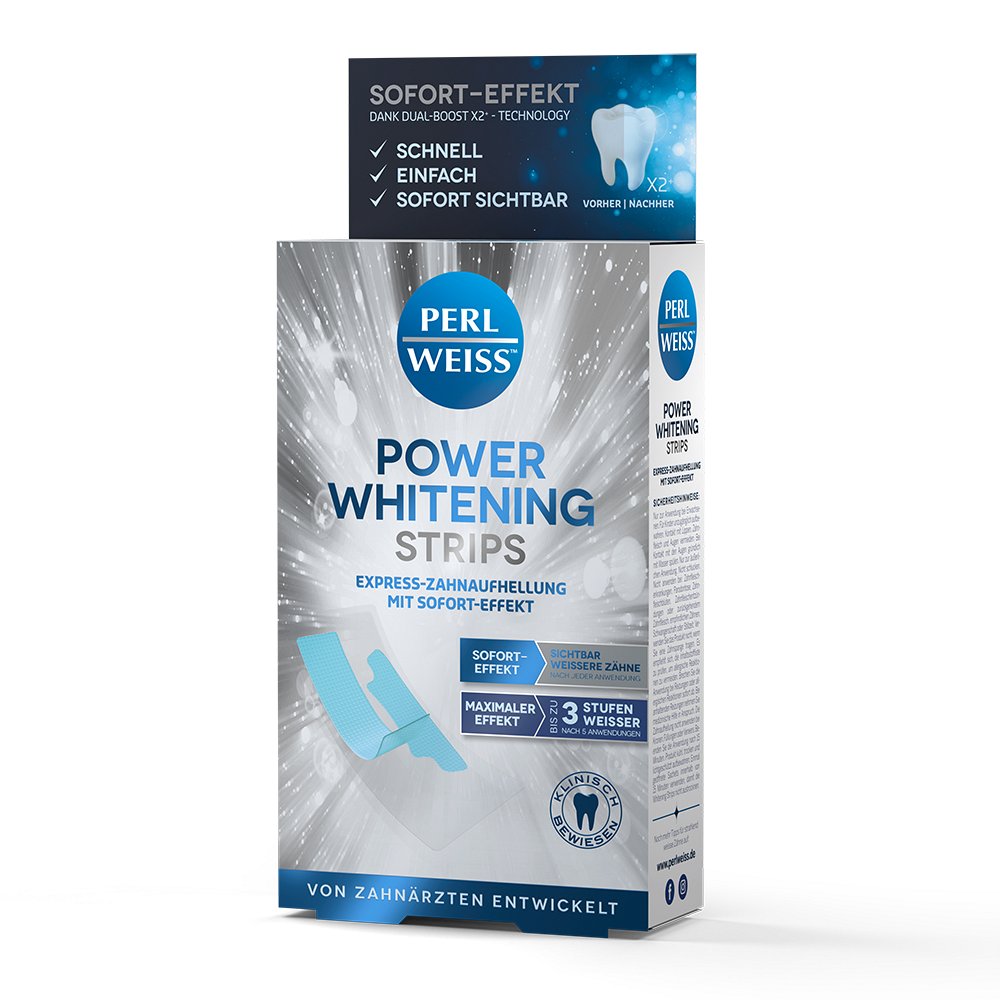 PERLWEISS Power whitening Strips - 5X2Stk