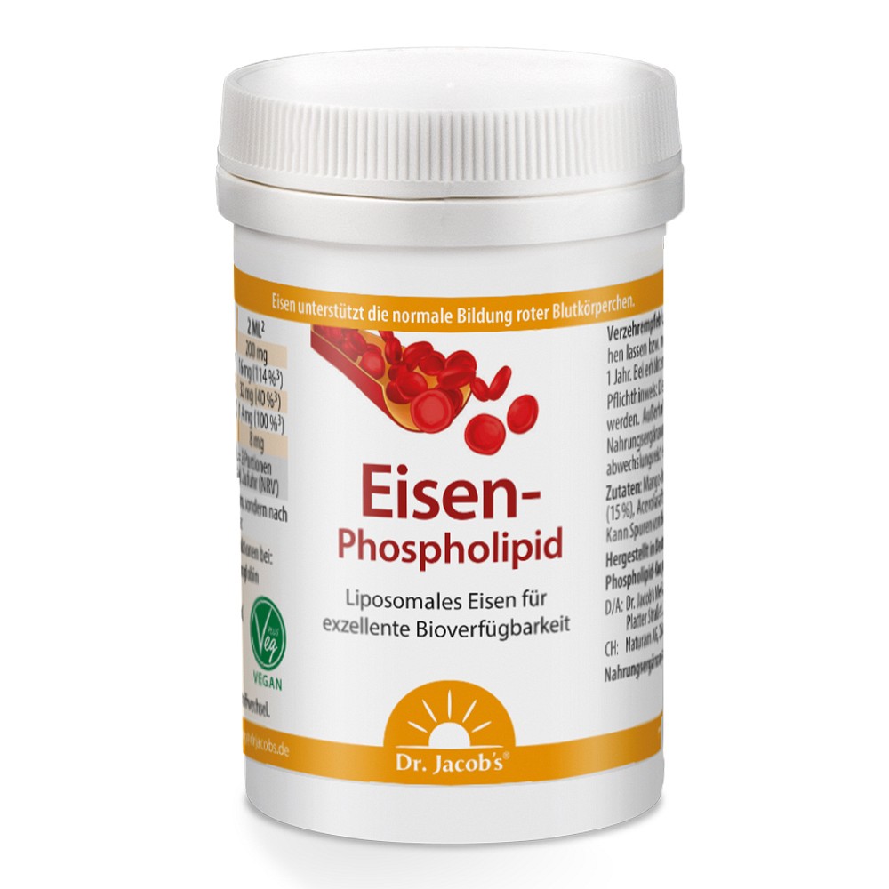 EISEN-PHOSPHOLIPID Dr.Jacob\'s Pulver - 64g - Abwehrkräfte