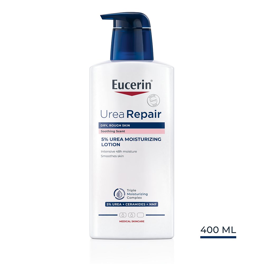 EUCERIN UreaRepair PLUS Lotion 5% mit Duft - 400ml - Trockene Haut