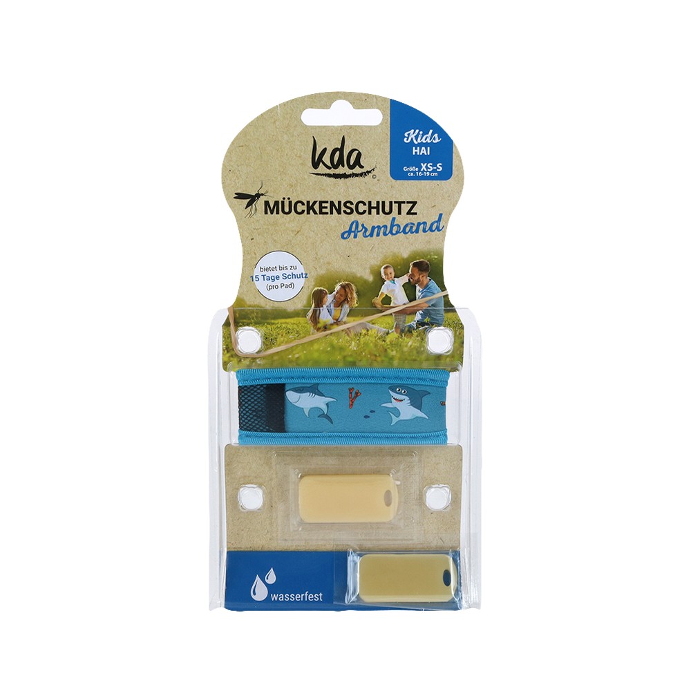 MÜCKENSCHUTZ Armband Kinder Hai - 1Stk