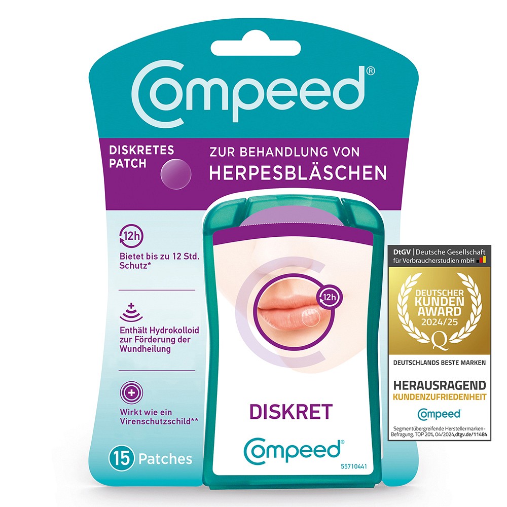 COMPEED Herpesbläschen Patch Applikator HRA - 15Stk - Hausapotheke