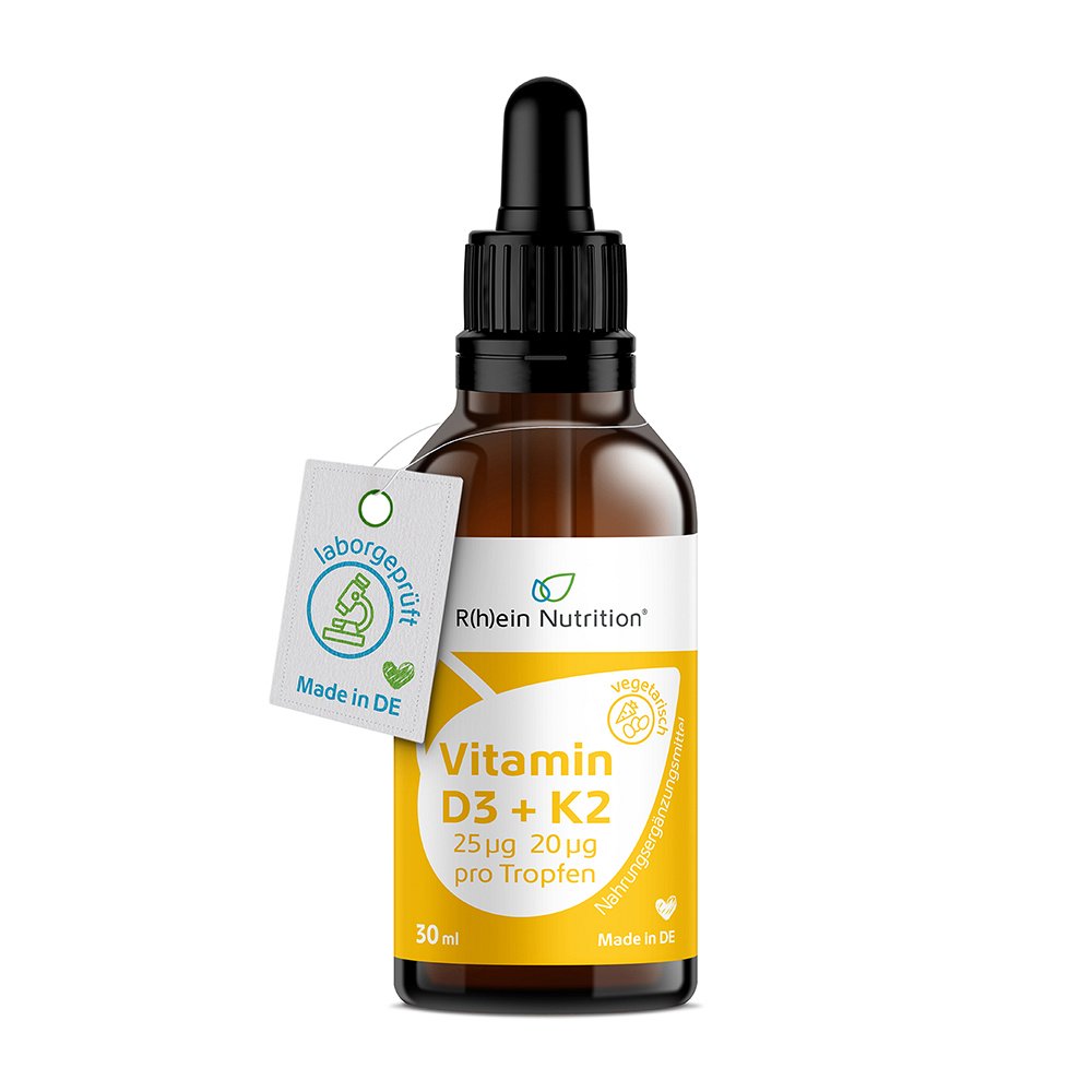 VITAMIN D3+K2 Osteo Tropfen - 30ml - R(h)ein Nutrition