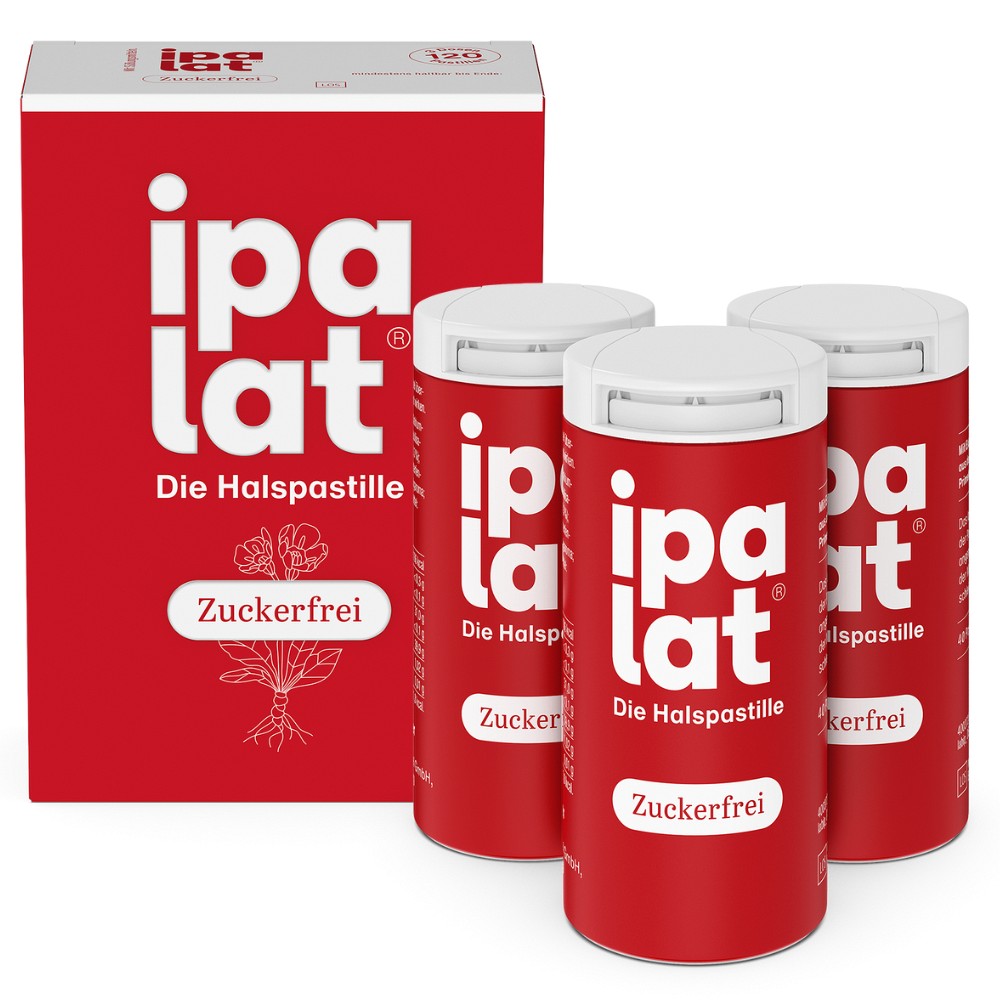 IPALAT Halspastillen zuckerfrei - 120Stk - Erkältung