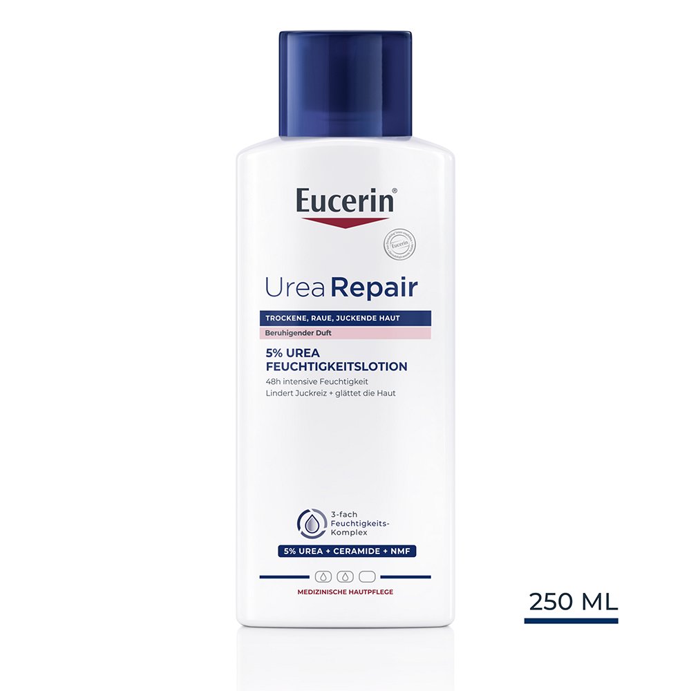 EUCERIN UreaRepair PLUS Lotion 5% mit Duft - 250ml - Trockene Haut