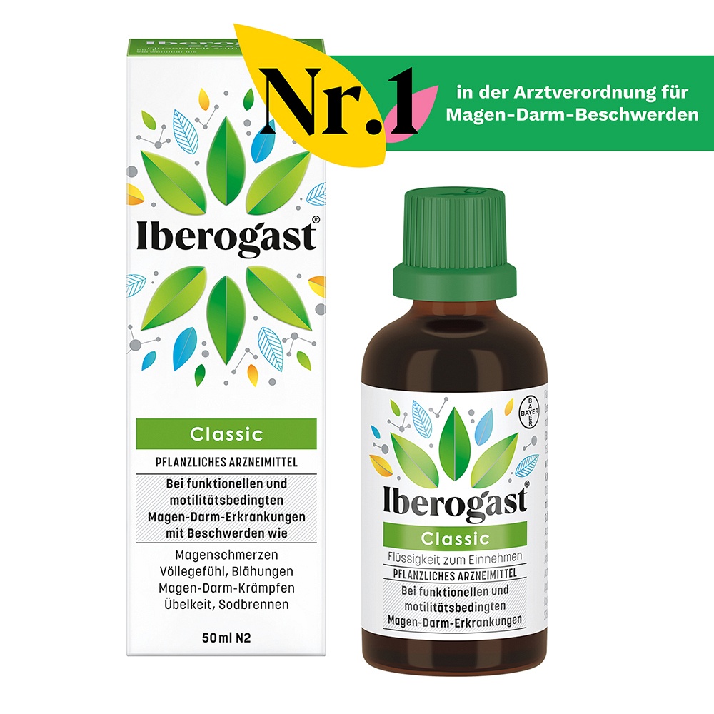 IBEROGAST Classic Flüssigkeit zum Einnehmen - 50ml - Magen, Darm & Leber