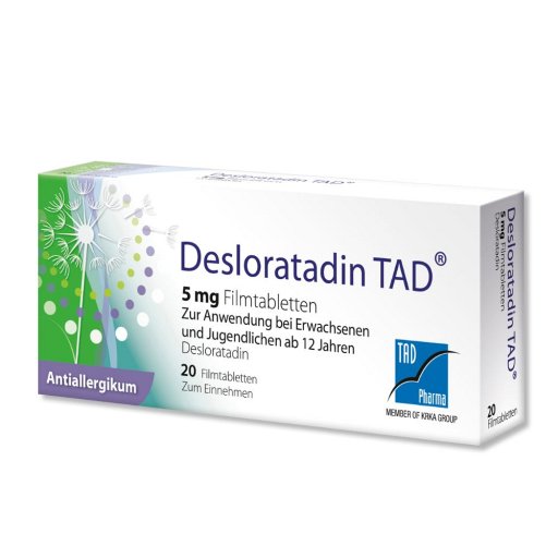 DESLORATADIN TAD 5 mg Filmtabletten - 20Stk